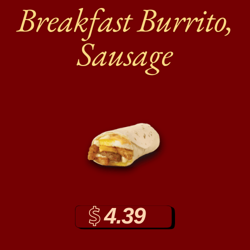 Wendy's Breakfast Burrito