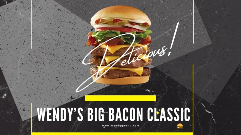 Wendy's Big Bacon Classic Triple