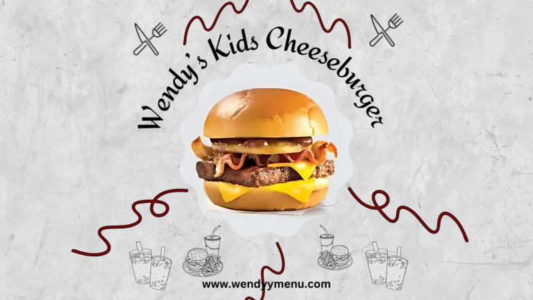 Wendy's Kids' Cheeseburger