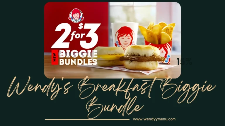 Wendy's Breakfast Biggie Bundle