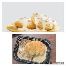 Wendy's Sausage Gravy and Biscuit