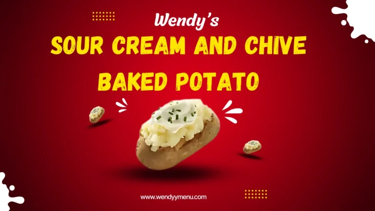 Wendy's Sour Cream and Chive Baked Potato